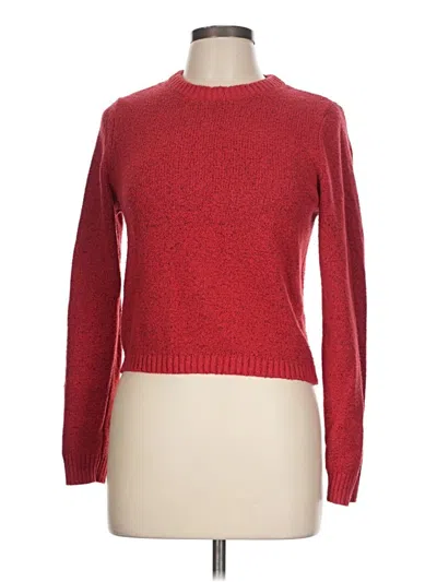 Pre-owned American Eagle Outfitters Pullover Sweater In Red