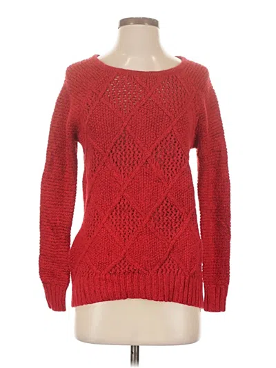 Pre-owned American Eagle Outfitters Pullover Sweater In Red