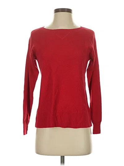 Pre-owned American Eagle Outfitters Pullover Sweater In Red