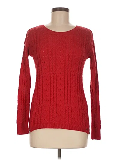 Pre-owned American Eagle Outfitters Pullover Sweater In Red