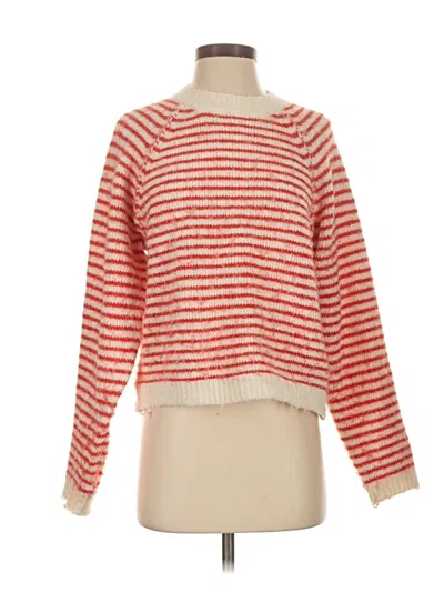 Pre-owned American Eagle Outfitters Pullover Sweater In Red