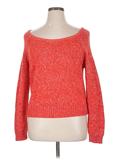 Pre-owned American Eagle Outfitters Pullover Sweater In Red