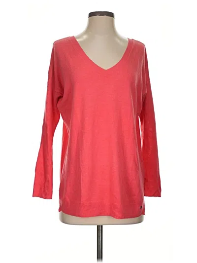Pre-owned American Eagle Outfitters Pullover Sweater In Red