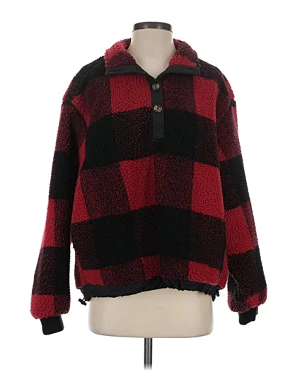 Pre-owned American Eagle Outfitters Pullover Sweater In Red