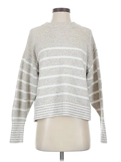 Pre-owned American Eagle Outfitters Pullover Sweater In Silver