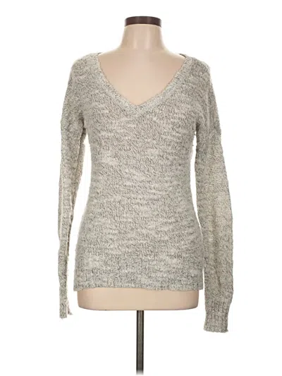 Pre-owned American Eagle Outfitters Pullover Sweater In Silver
