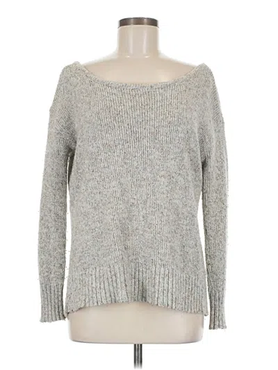 Pre-owned American Eagle Outfitters Pullover Sweater In Silver
