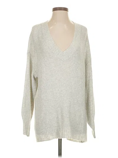 Pre-owned American Eagle Outfitters Pullover Sweater In Silver