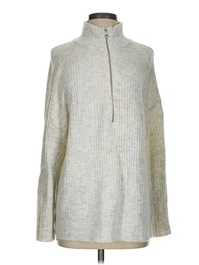 Pre-owned American Eagle Outfitters Pullover Sweater In Silver