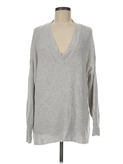 Pre-owned American Eagle Outfitters Pullover Sweater In Silver