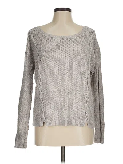 Pre-owned American Eagle Outfitters Pullover Sweater In Silver