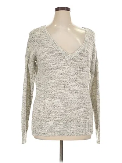 Pre-owned American Eagle Outfitters Pullover Sweater In Silver