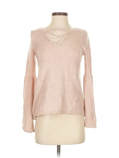Pre-owned American Eagle Outfitters Pullover Sweater In Tan