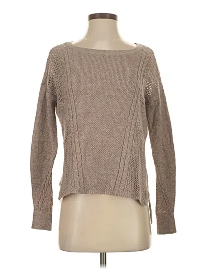 Pre-owned American Eagle Outfitters Pullover Sweater In Tan