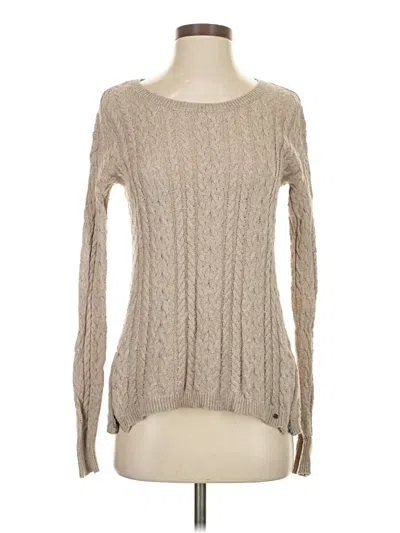 Pre-owned American Eagle Outfitters Pullover Sweater In Tan