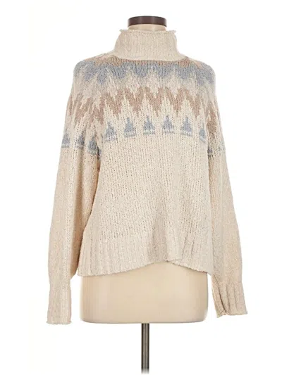 Pre-owned American Eagle Outfitters Pullover Sweater In Tan