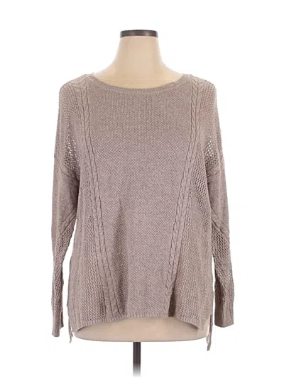 Pre-owned American Eagle Outfitters Pullover Sweater In Tan
