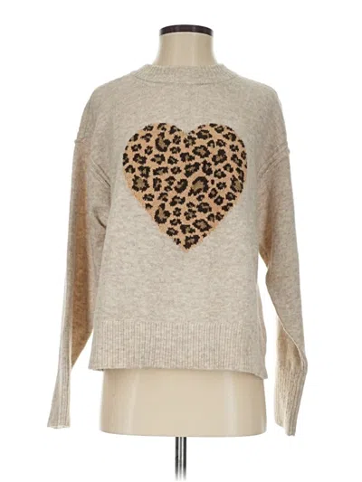 Pre-owned American Eagle Outfitters Pullover Sweater In Tan