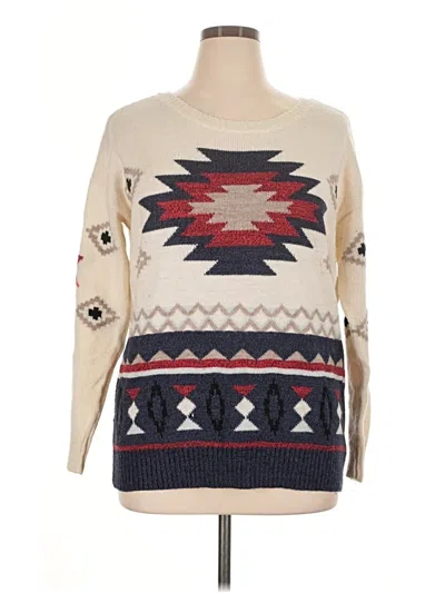 Pre-owned American Eagle Outfitters Pullover Sweater In Tan