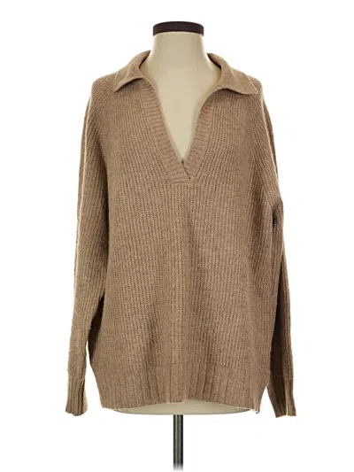 Pre-owned American Eagle Outfitters Pullover Sweater In Tan