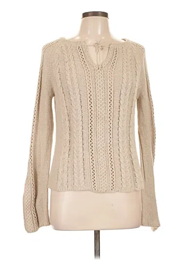 Pre-owned American Eagle Outfitters Pullover Sweater In Tan