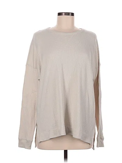 Pre-owned American Eagle Outfitters Pullover Sweater In Tan