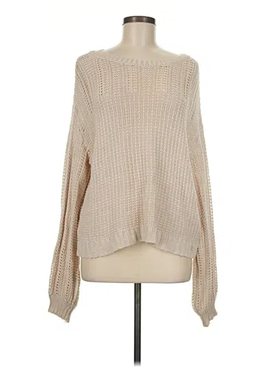 Pre-owned American Eagle Outfitters Pullover Sweater In Tan