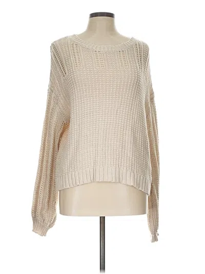 Pre-owned American Eagle Outfitters Pullover Sweater In Tan