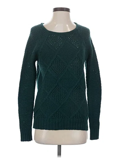 Pre-owned American Eagle Outfitters Pullover Sweater In Teal