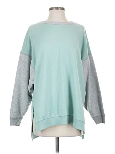 Pre-owned American Eagle Outfitters Pullover Sweater In Teal