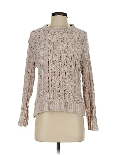 Pre-owned American Eagle Outfitters Pullover Sweater In White