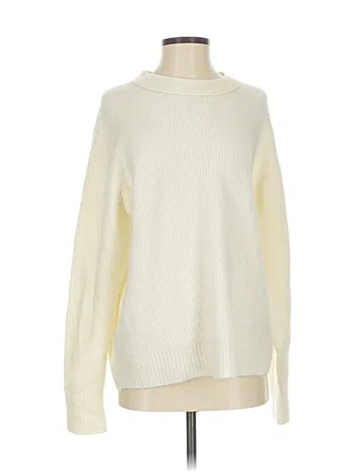 Pre-owned American Eagle Outfitters Pullover Sweater In White