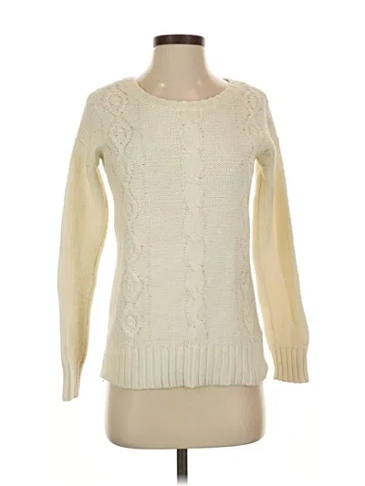 Pre-owned American Eagle Outfitters Pullover Sweater In White