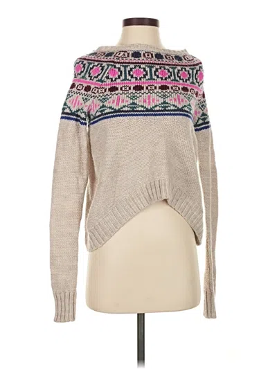 Pre-owned American Eagle Outfitters Pullover Sweater In White