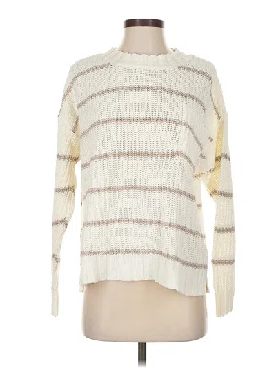 Pre-owned American Eagle Outfitters Pullover Sweater In White