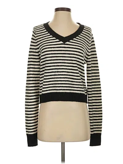 Pre-owned American Eagle Outfitters Pullover Sweater In White