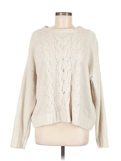 Pre-owned American Eagle Outfitters Pullover Sweater In White