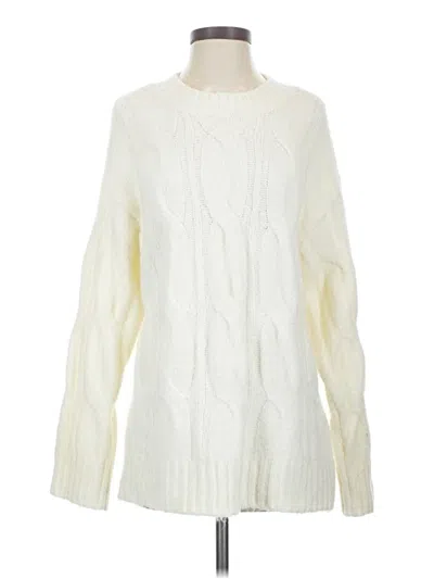 Pre-owned American Eagle Outfitters Pullover Sweater In White