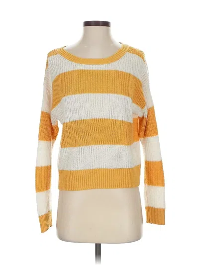 Pre-owned American Eagle Outfitters Pullover Sweater In Yellow