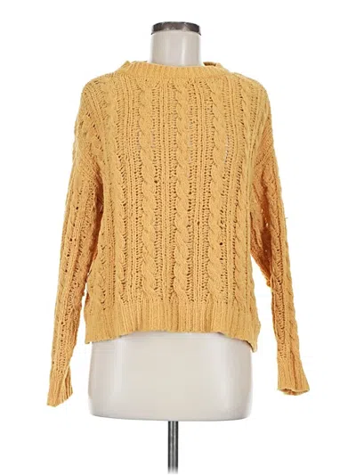Pre-owned American Eagle Outfitters Pullover Sweater In Yellow