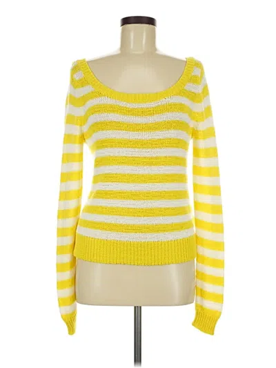 Pre-owned American Eagle Outfitters Pullover Sweater In Yellow