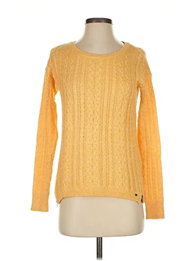 Pre-owned American Eagle Outfitters Pullover Sweater In Yellow