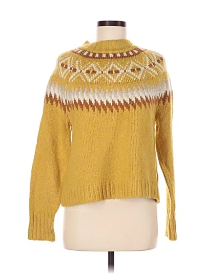 Pre-owned American Eagle Outfitters Pullover Sweater In Yellow