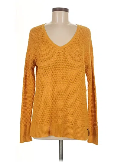 Pre-owned American Eagle Outfitters Pullover Sweater In Yellow