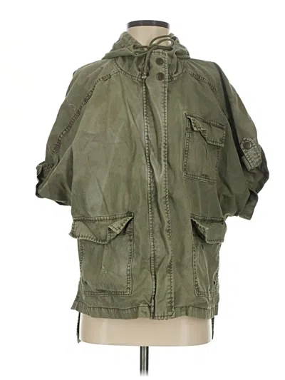 Pre-owned American Eagle Outfitters Raincoat In Green