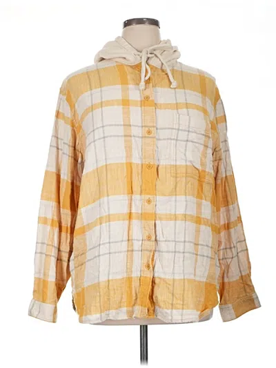 Pre-owned American Eagle Outfitters Raincoat In Yellow