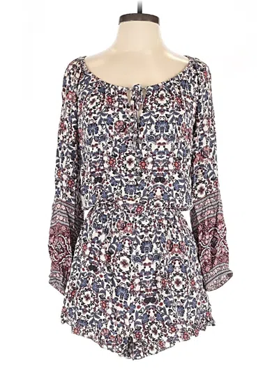 Pre-owned American Eagle Outfitters Romper In Blue