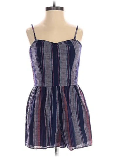 Pre-owned American Eagle Outfitters Romper In Blue