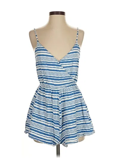 Pre-owned American Eagle Outfitters Romper In Blue