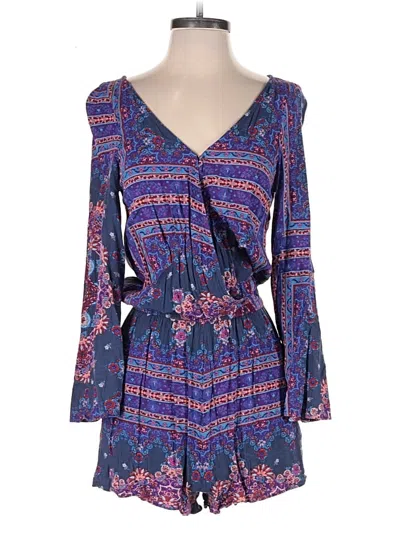 Pre-owned American Eagle Outfitters Romper In Blue